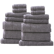 14 Piece Aireys Cotton Bathroom Towel Set